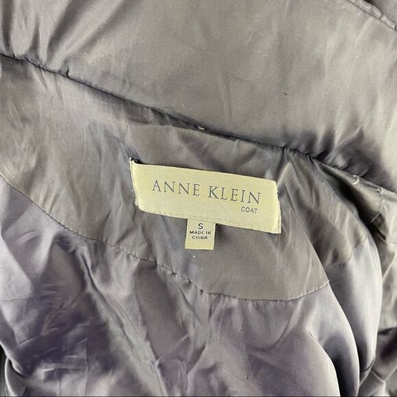 Anne Klein Down Faux Fur Hooded Puffer Coat - Picture 8 of 12
